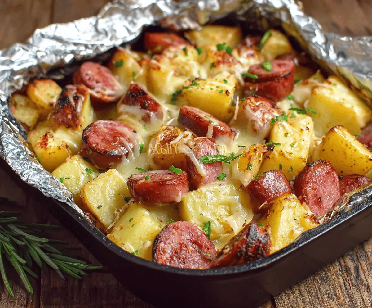 Easy Smoked Sausage and Potato Bake Recipe