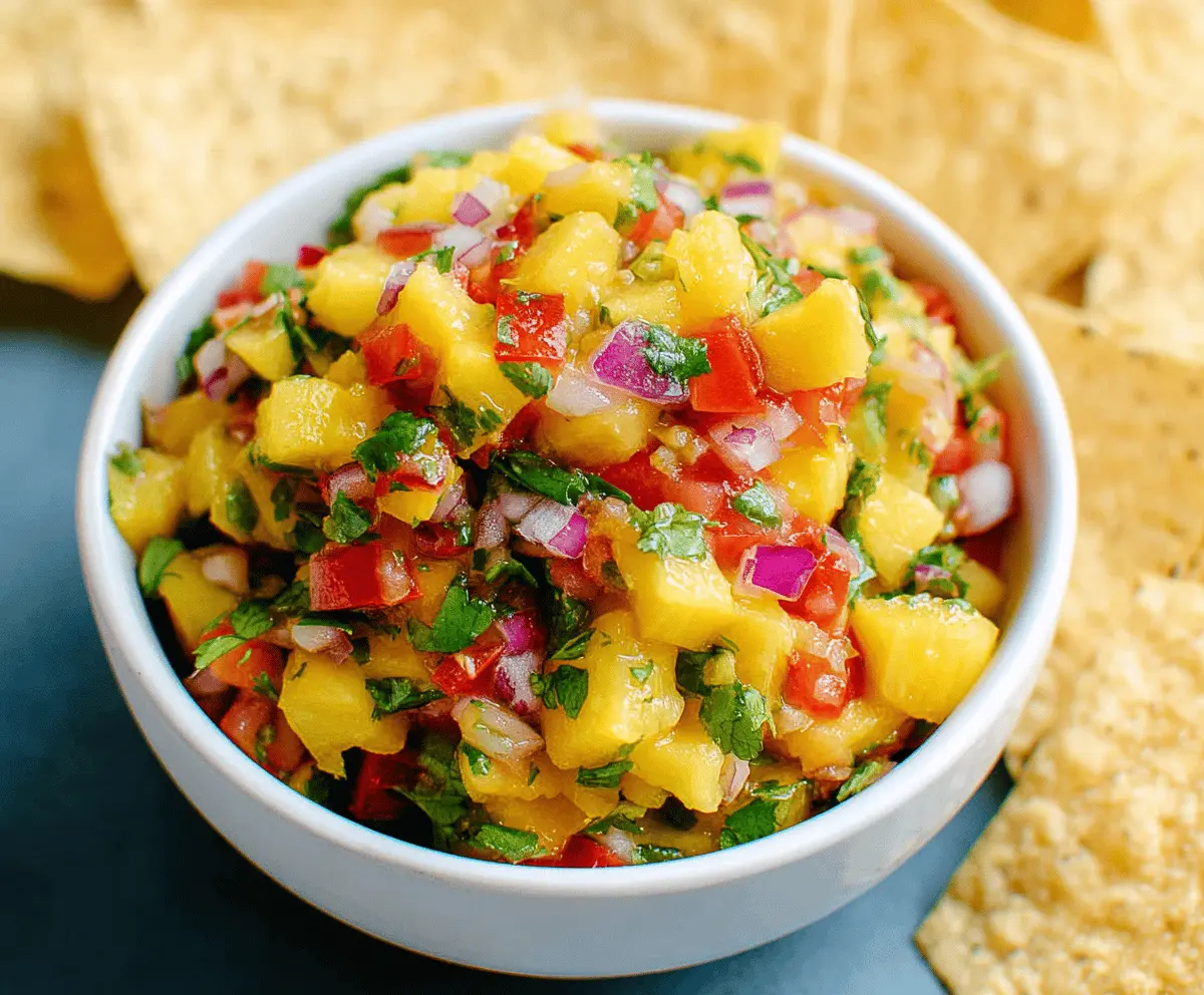 Fresh Peach Salsa Recipe for Summer Parties