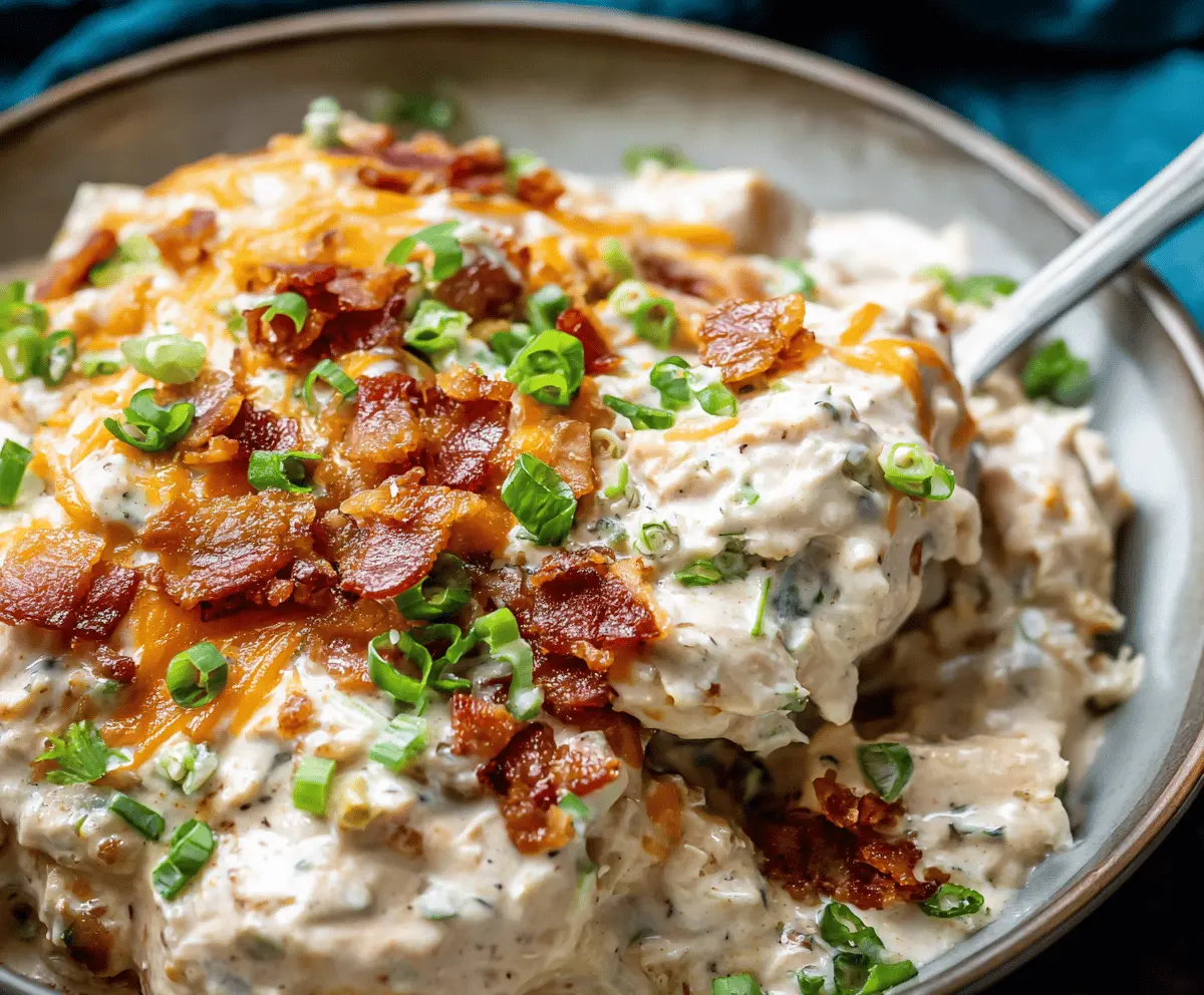 Easy Creamy Crockpot Crack Chicken Recipe