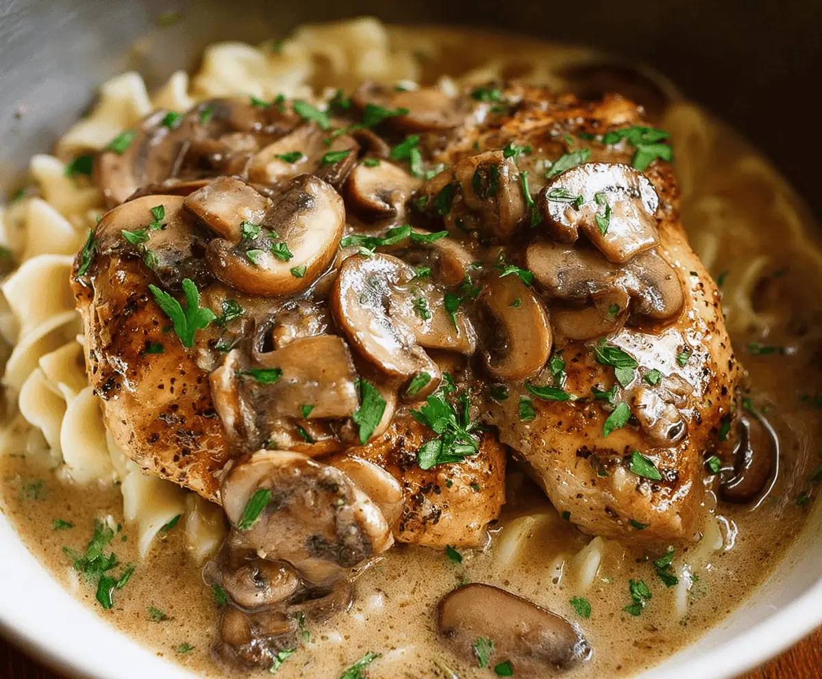 Easy Slow Cooker Chicken Marsala Recipe