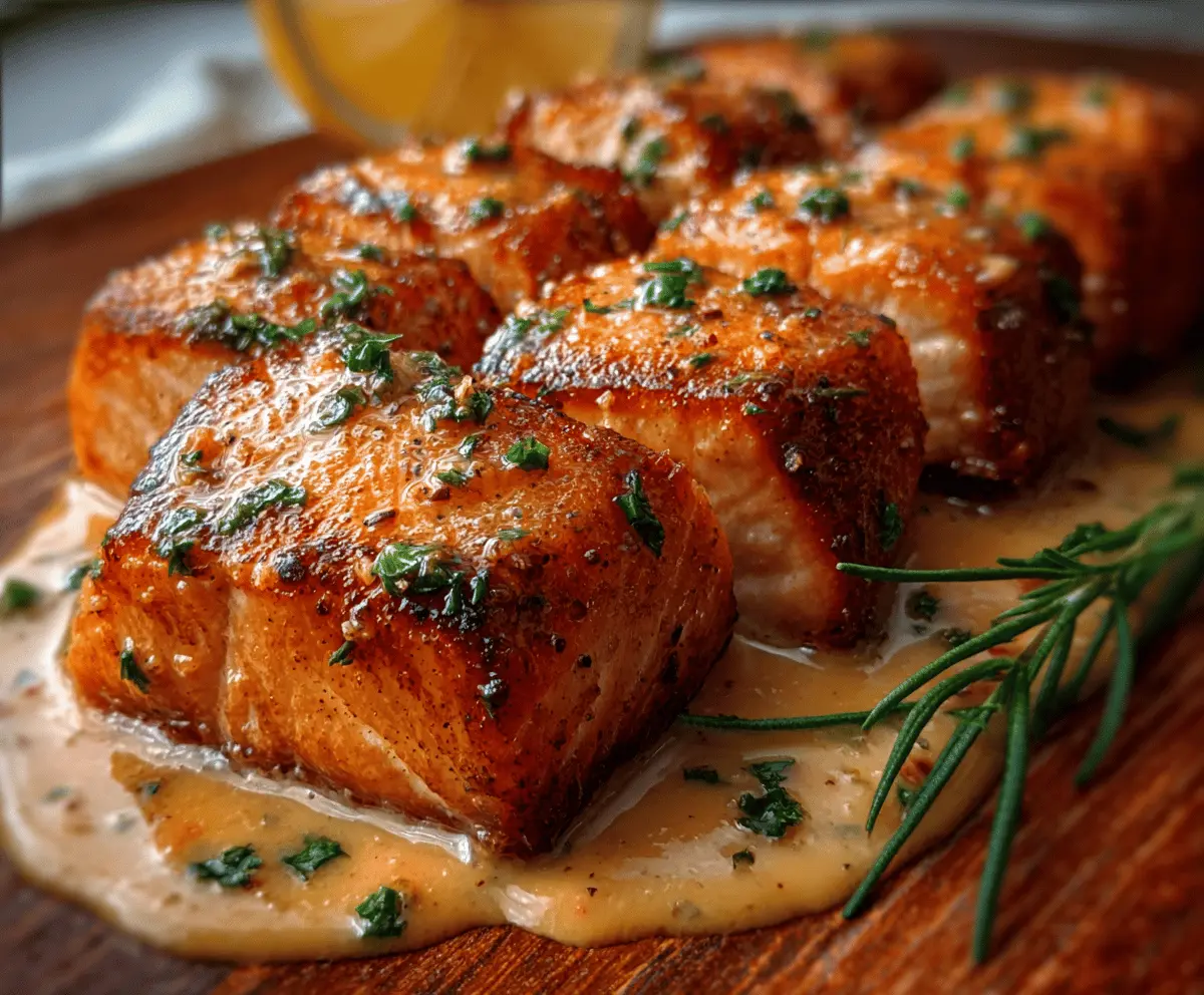 Easy Bang Bang Salmon Recipe with Creamy Sauce