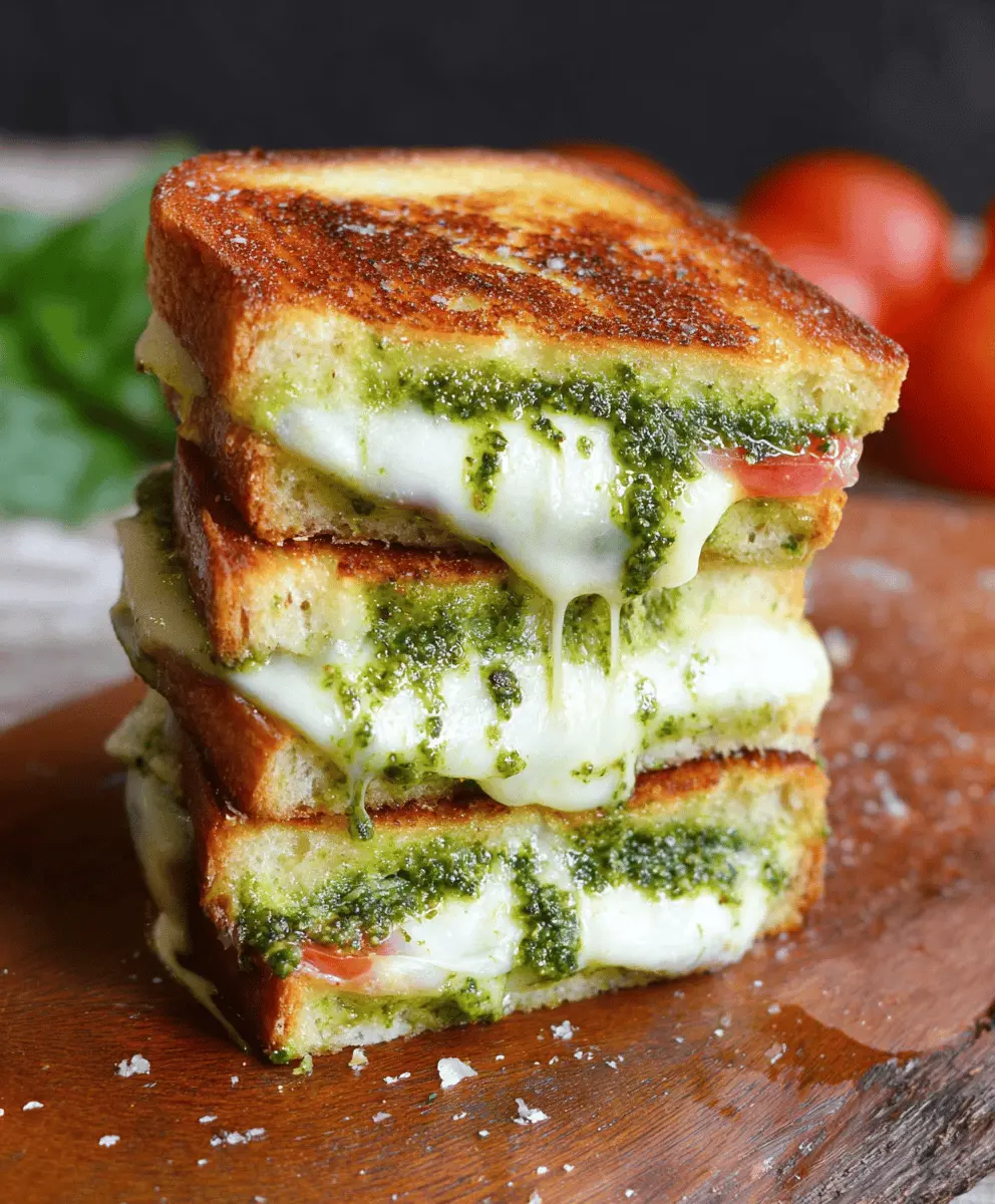 Easy Pesto Grilled Cheese Recipe