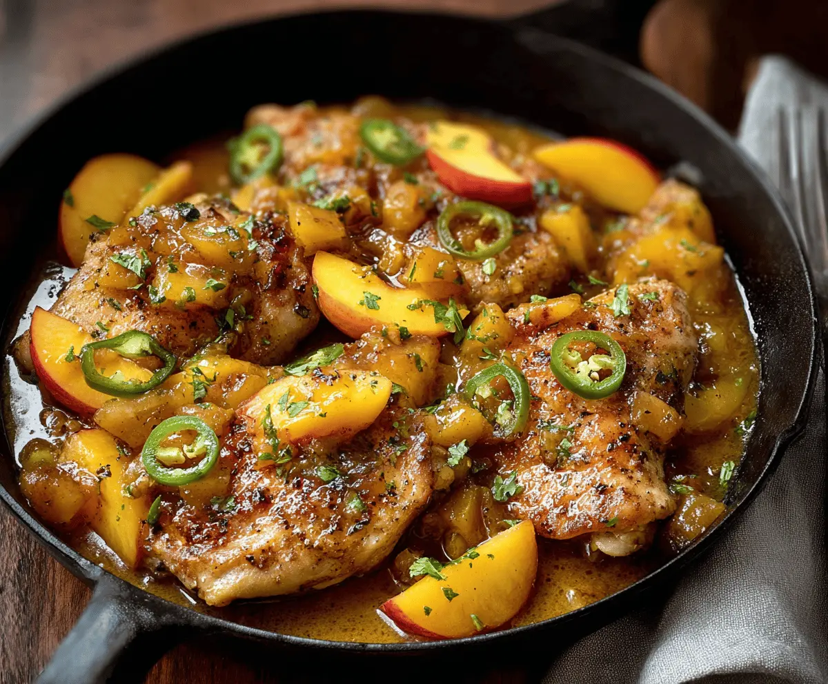 Jalapeno Peach Chicken Recipe