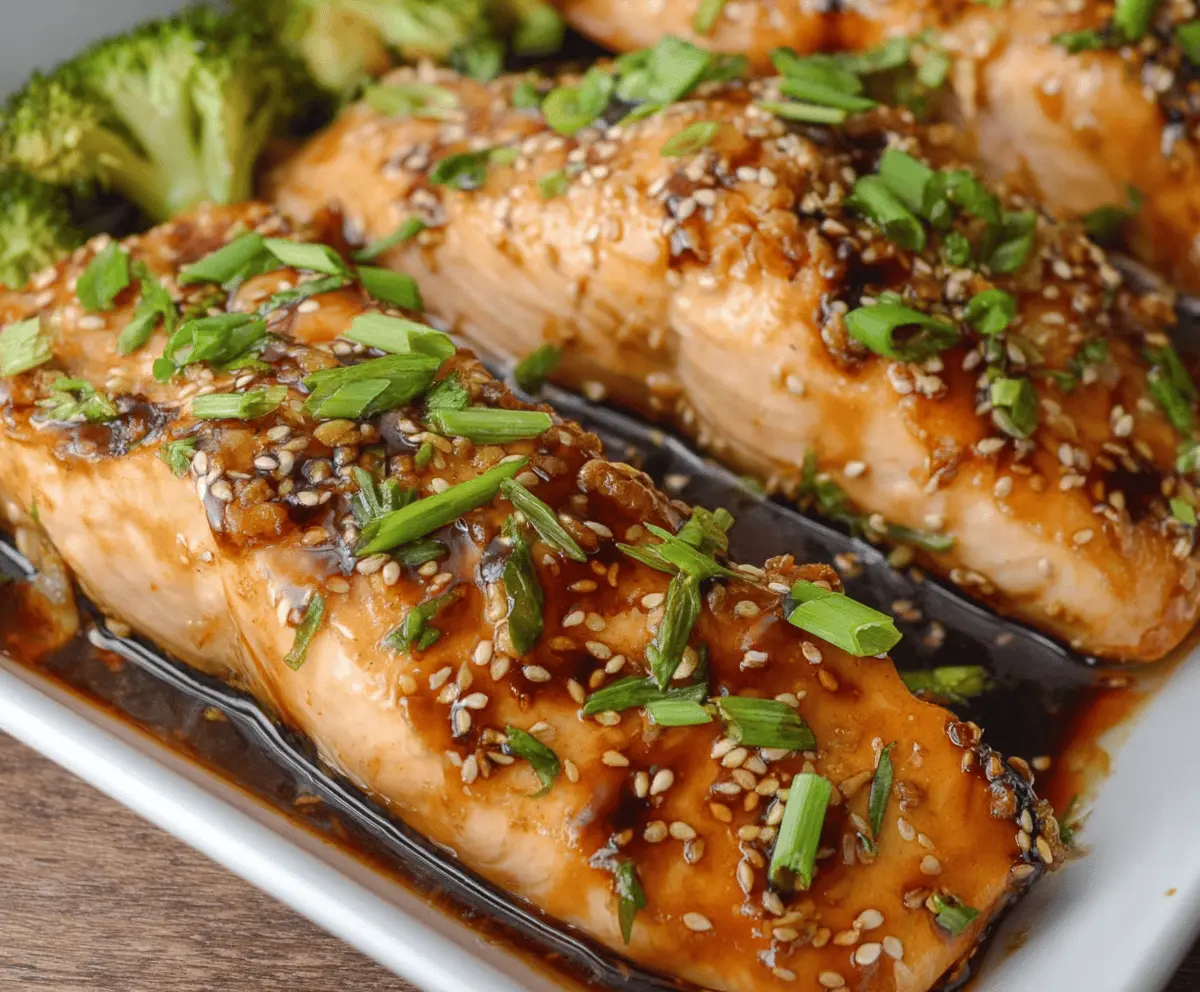 Baked Teriyaki Salmon (15-minute )