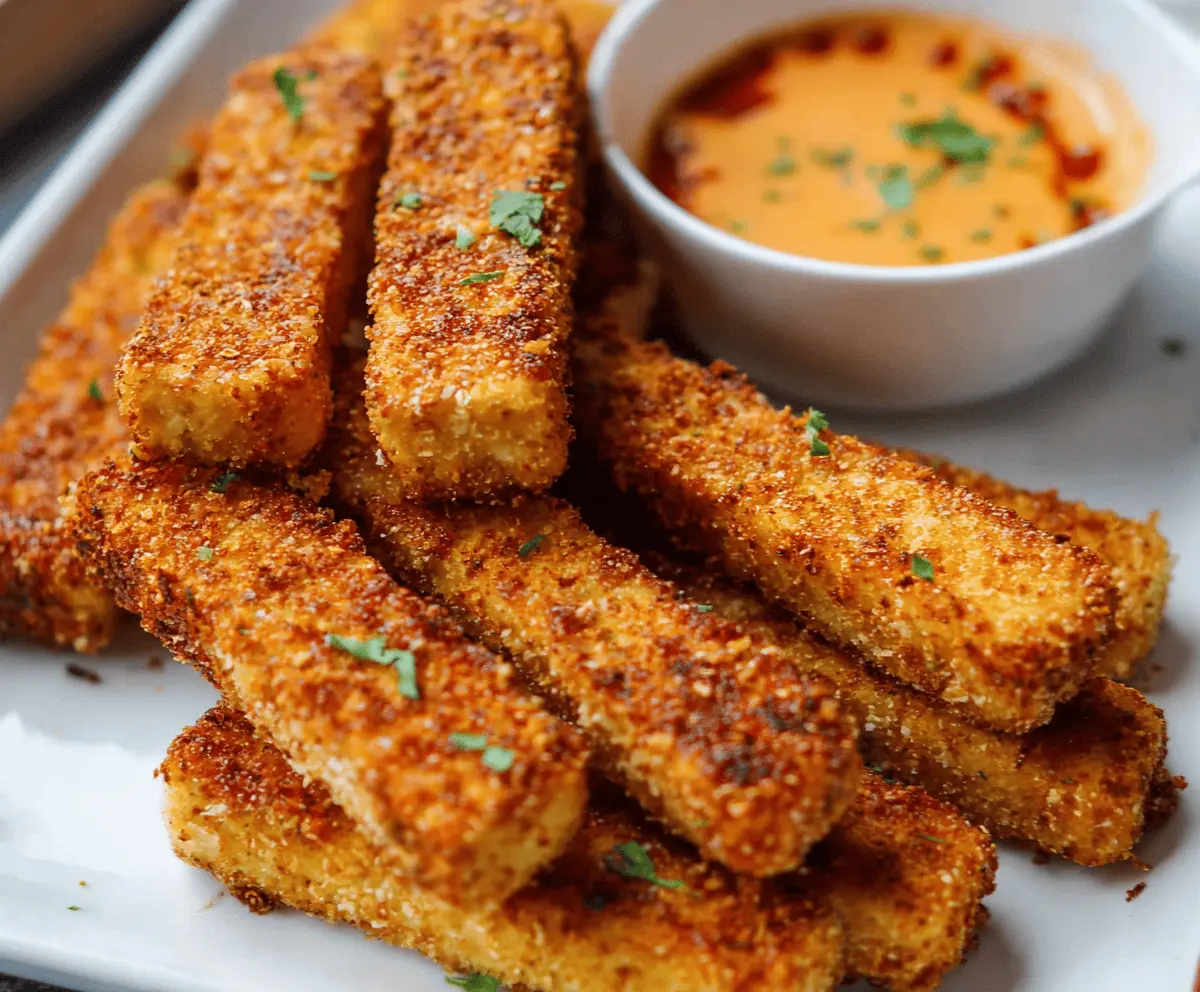 Baked Tofu Sticks