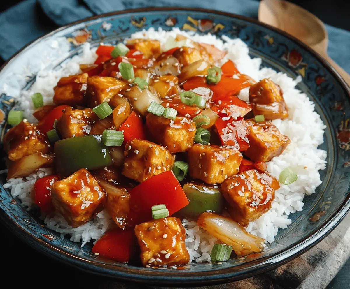 Sweet And Sour Tofu