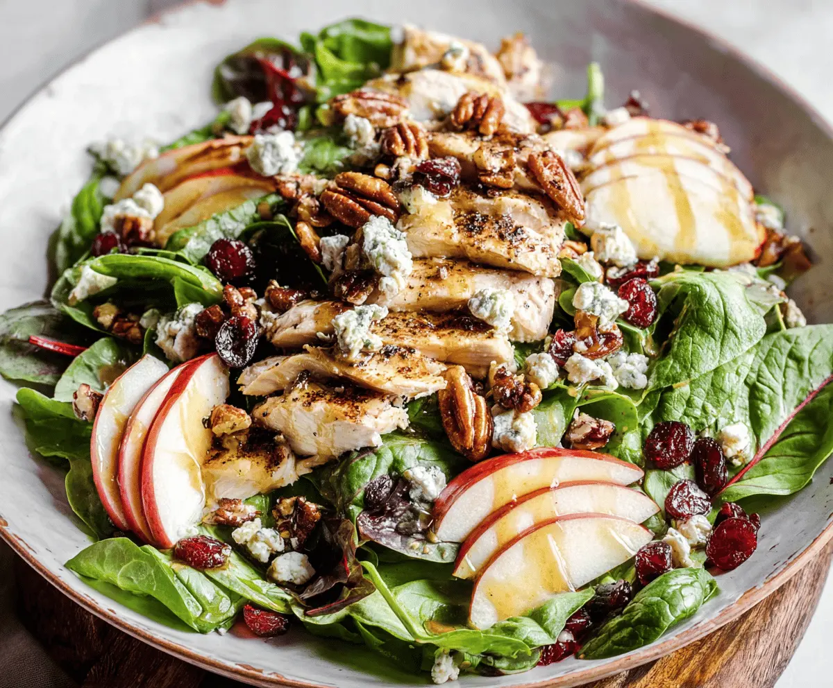 Apple pecan chicken salad