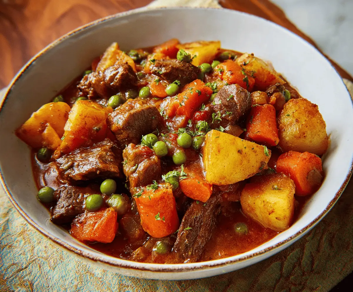 Beef and Vegetable Stew