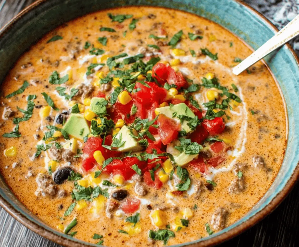 Creamy Taco Soup
