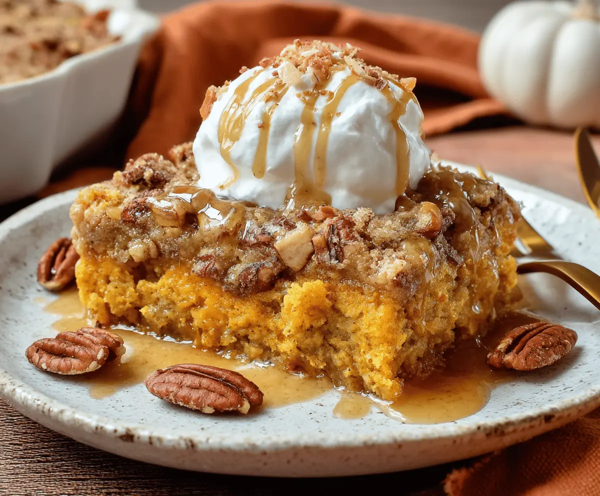 Pumpkin Dump Cake