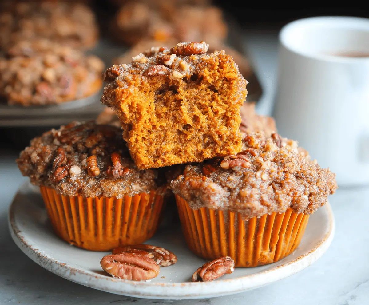Pumpkin Pecan Muffins