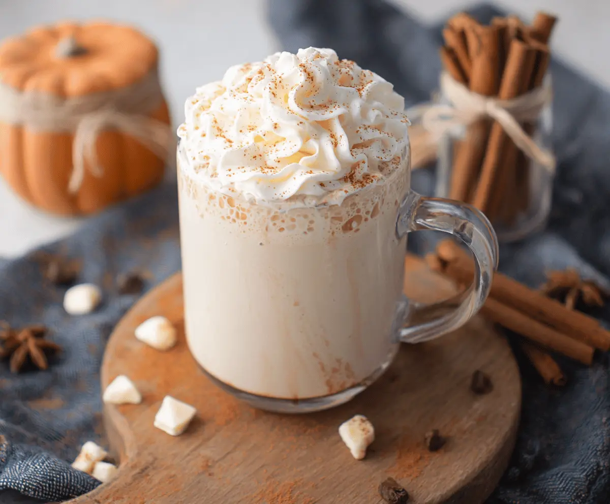 Pumpkin Spice White Hot Chocolate