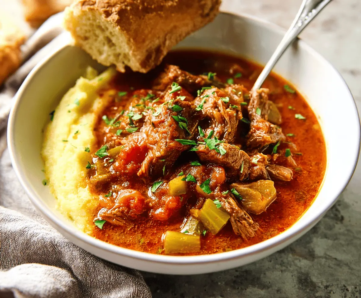 Slow Cooker Italian Beef Stew