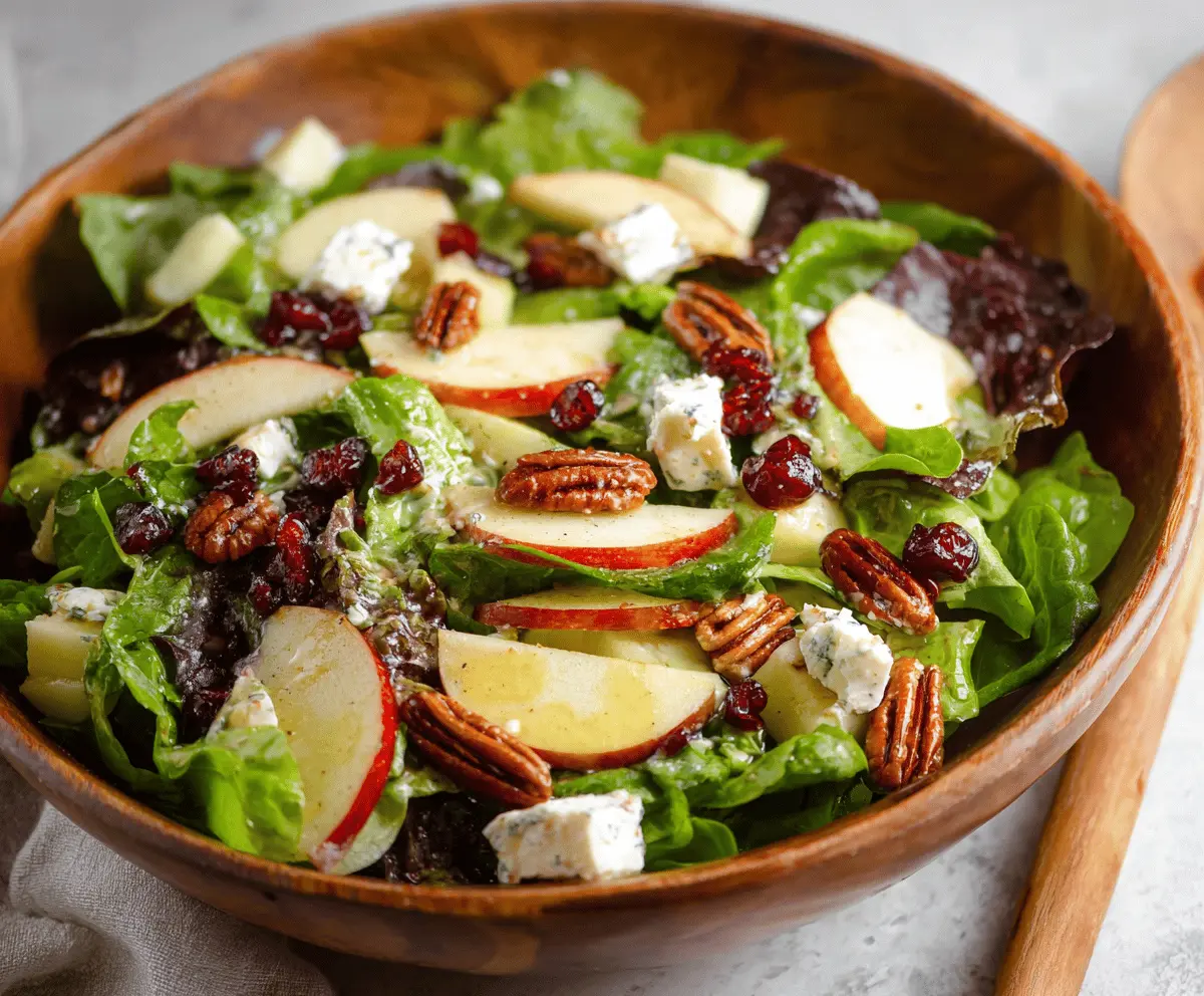 TikTok Apple Goat Cheese Pecan Salad