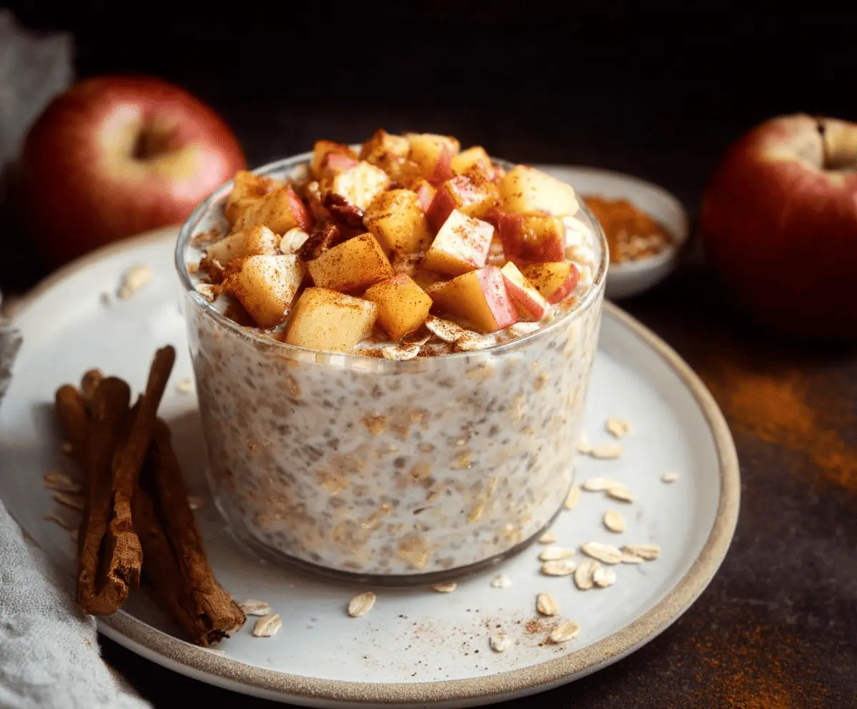 Apple Cinnamon Overnight Oats