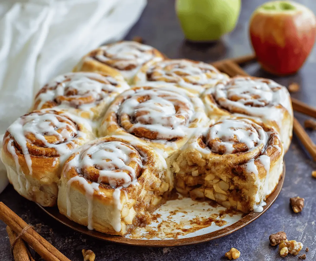 Apple Pie Cinnamon Rolls
