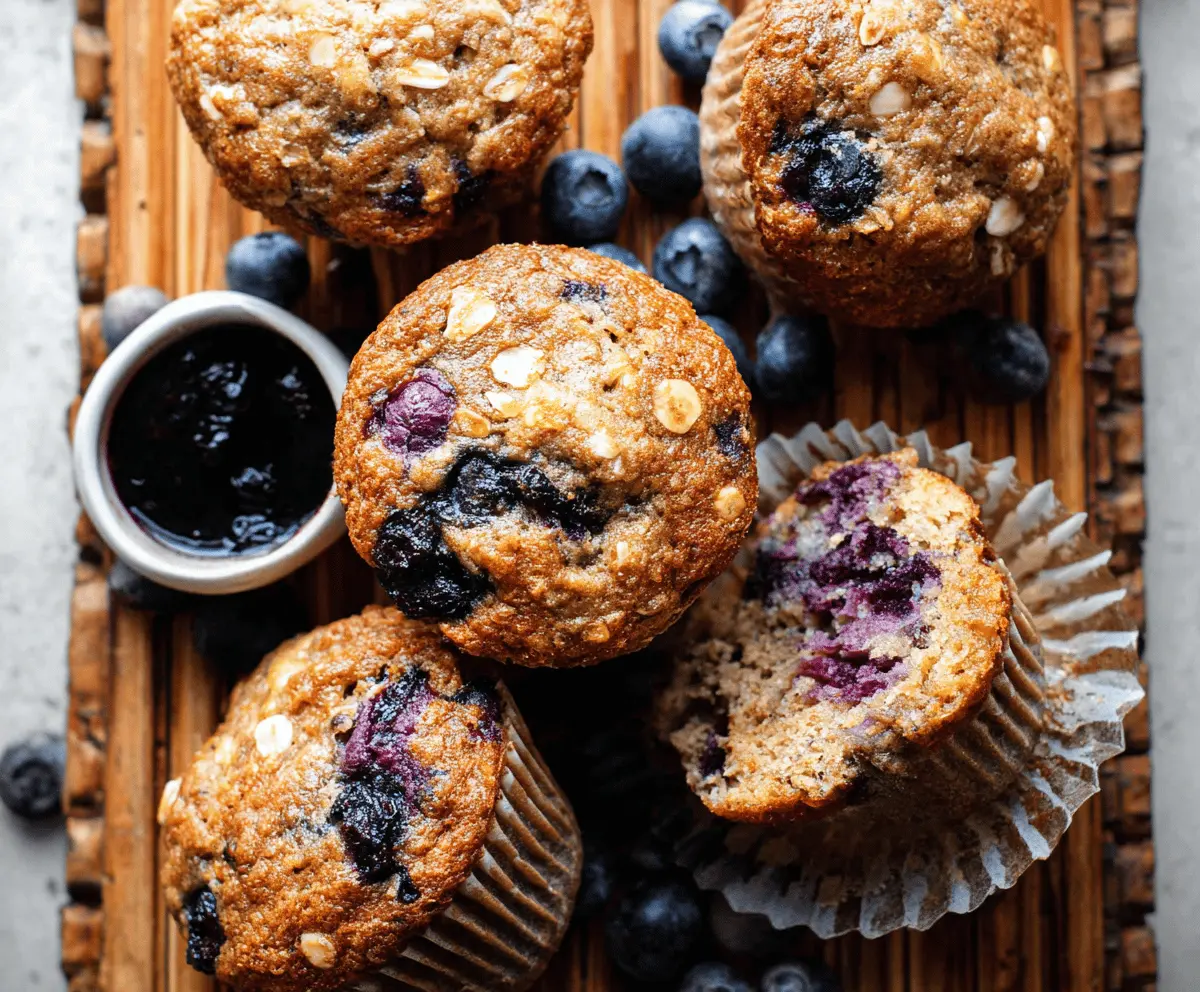 Easy Blueberry Banana Breakfast Muffins Recipe – Healthy & Delicious
