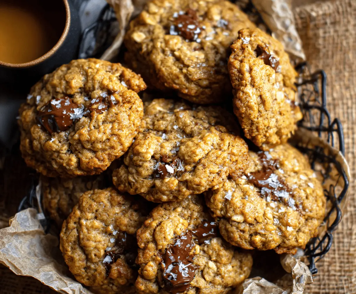 Brown Butter Pumpkin Oatmeal Cookies