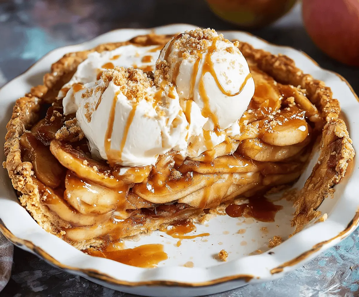 Caramel Apple Pie 