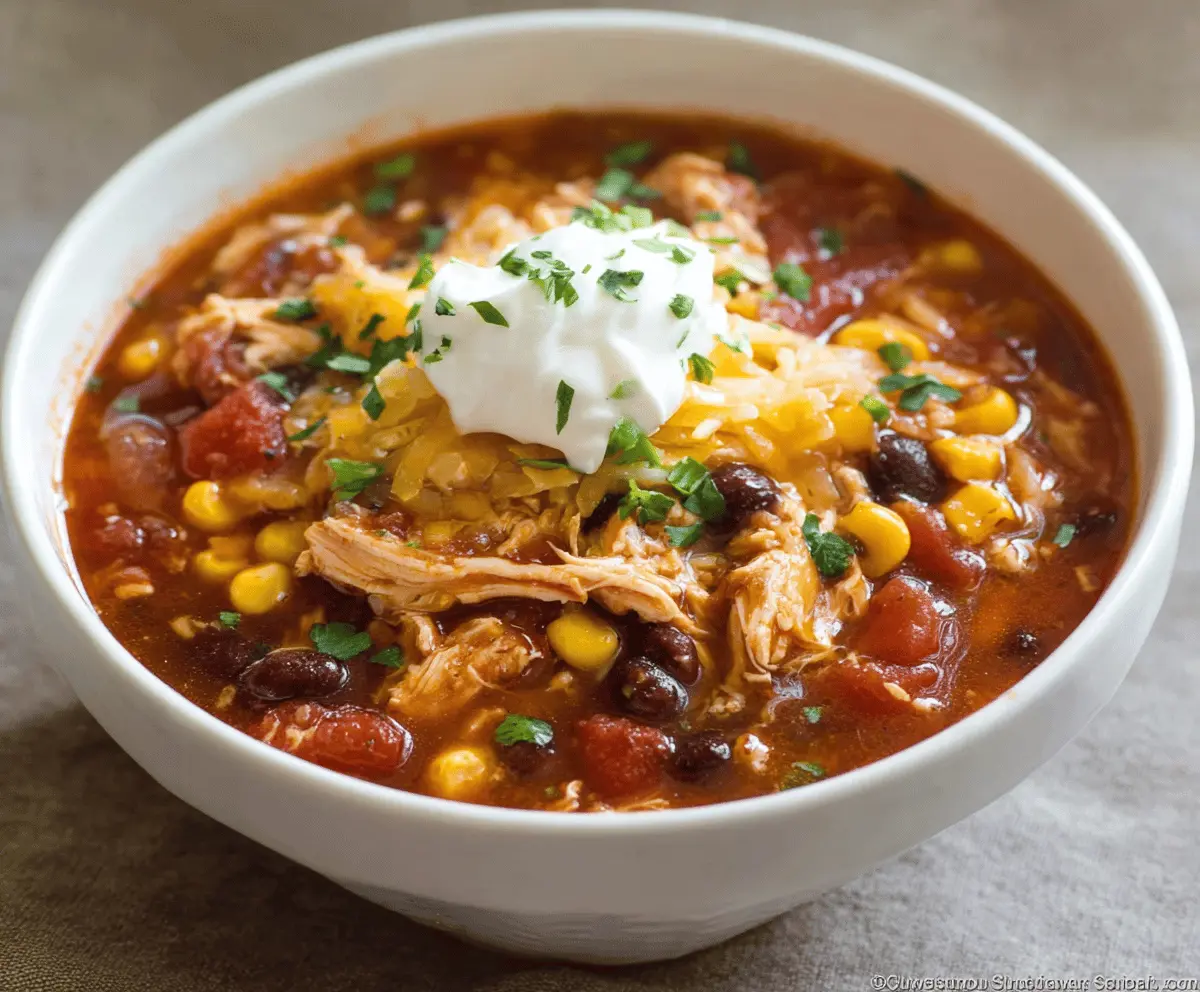 Chicken Taco Soup