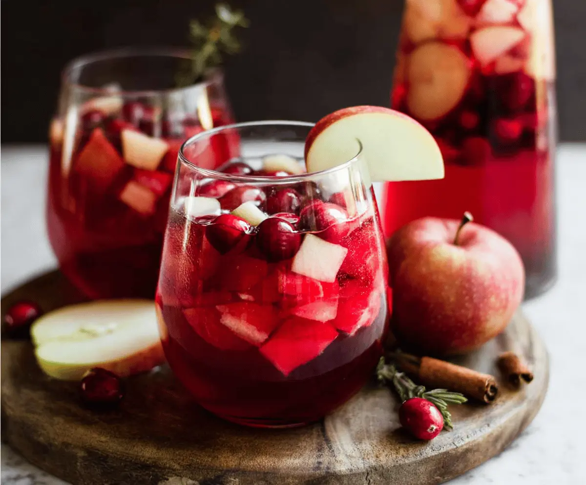 Cozy Cranberry Apple Sangria Recipe for Fall Parties