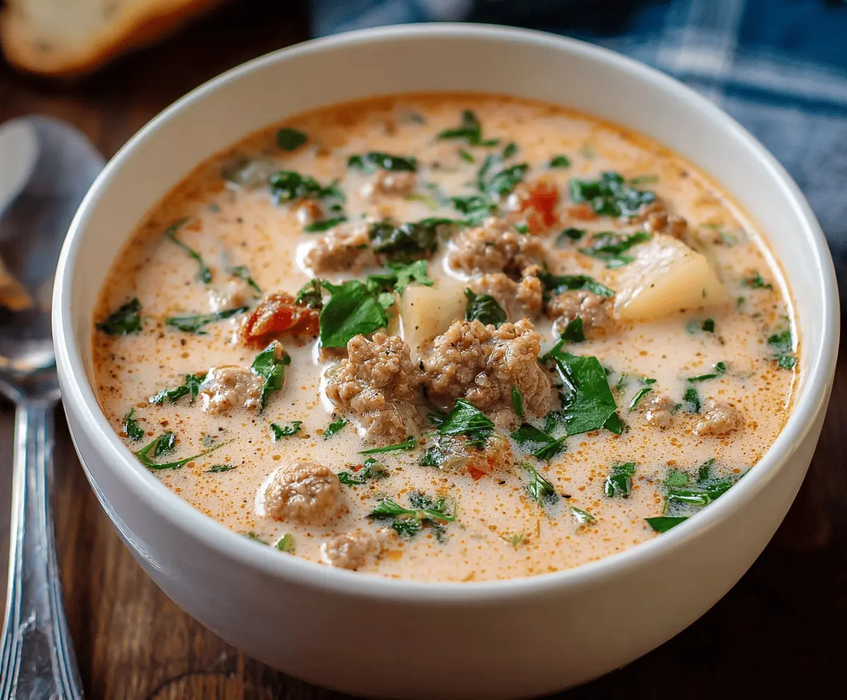 Creamy Italian Sausage and Potato Soup