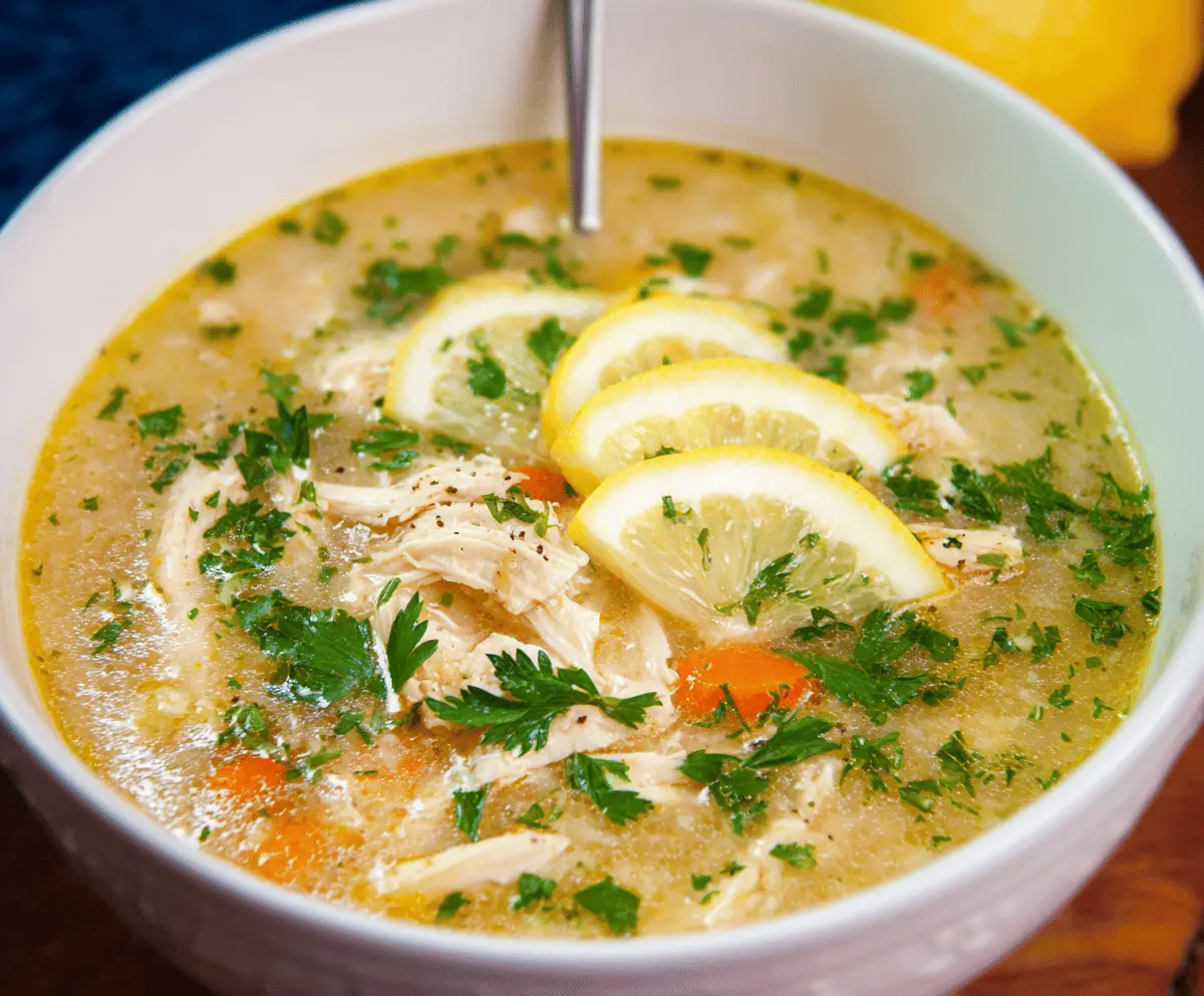 Greek Lemon Chicken Soup