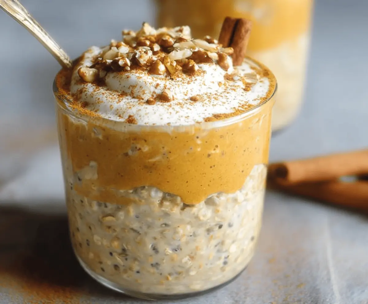 Pumpkin Pie Overnight Oats