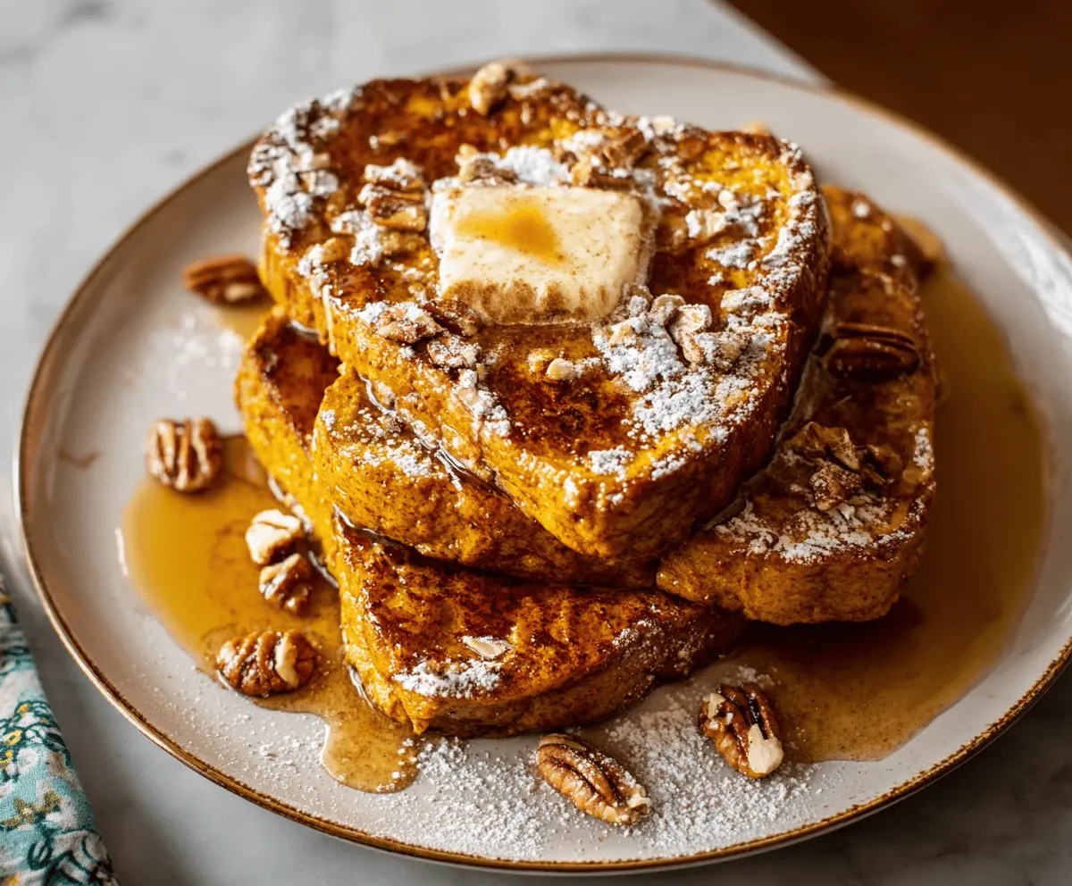 Pumpkin Spice French Toast 
