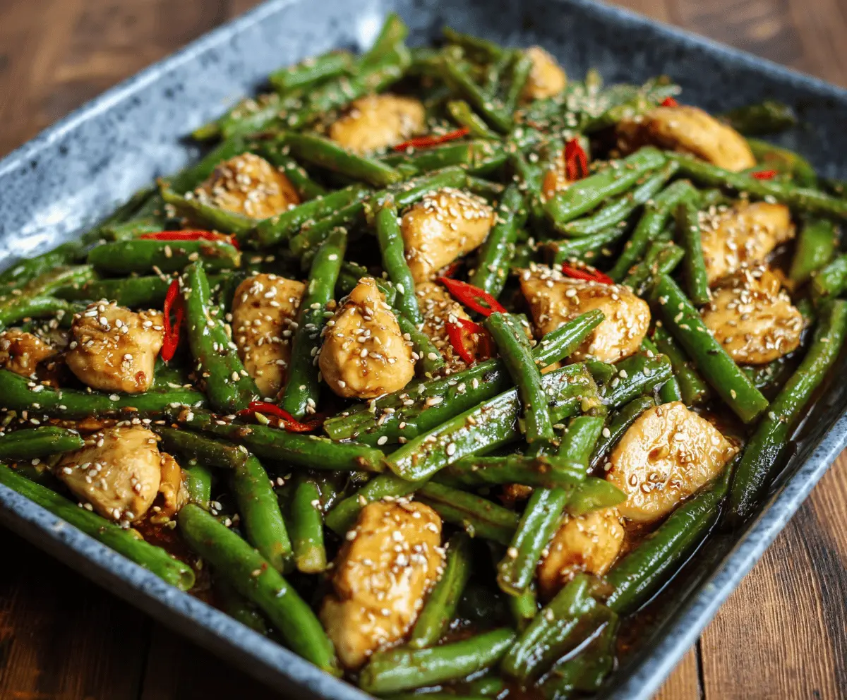 Better Than Takeout Chicken and Green Bean Stir-Fry Recipe