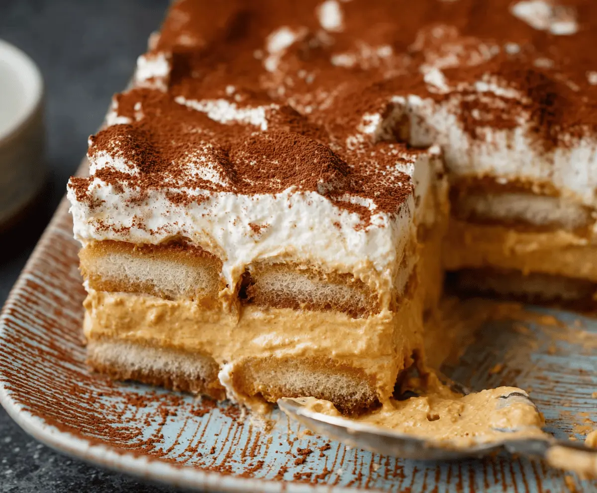 Delicious Creamy Pumpkin Spice Tiramisu Recipe