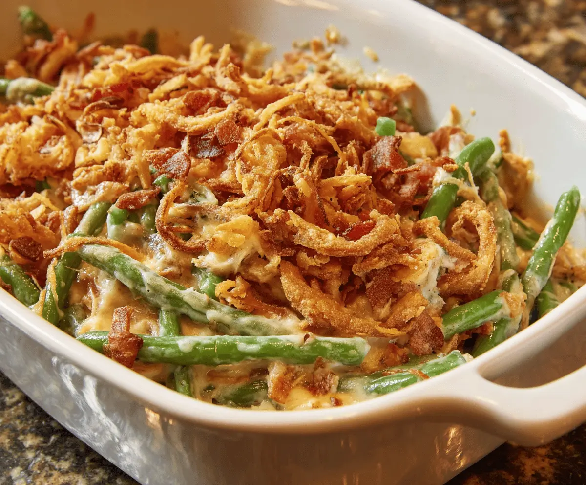 Easy and Delicious Green Bean Casserole Recipe