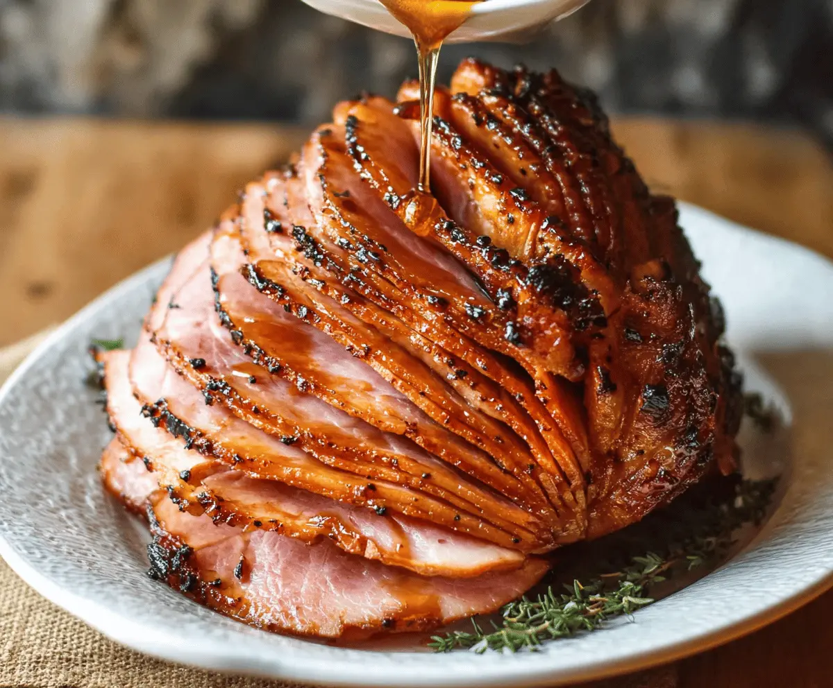 Easy Honey Garlic Spiral Ham Recipe - Juicy & Flavorful