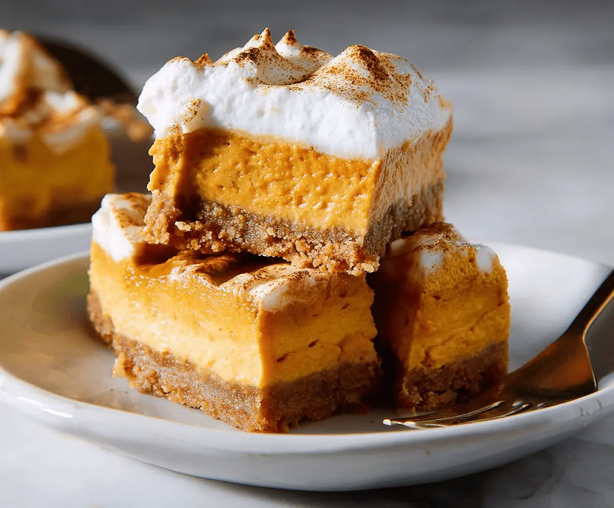Sweet Potato Cheesecake Bars Recipe