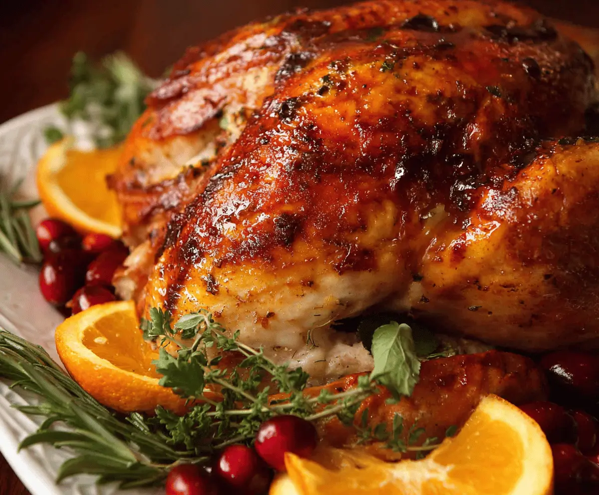Juicy Brined Roast Turkey
