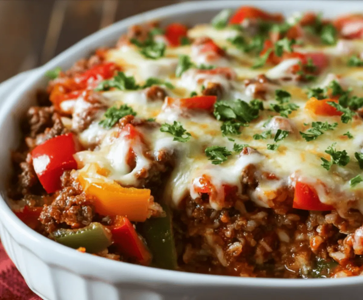 Easy Stuffed Pepper Casserole Recipe for Dinner