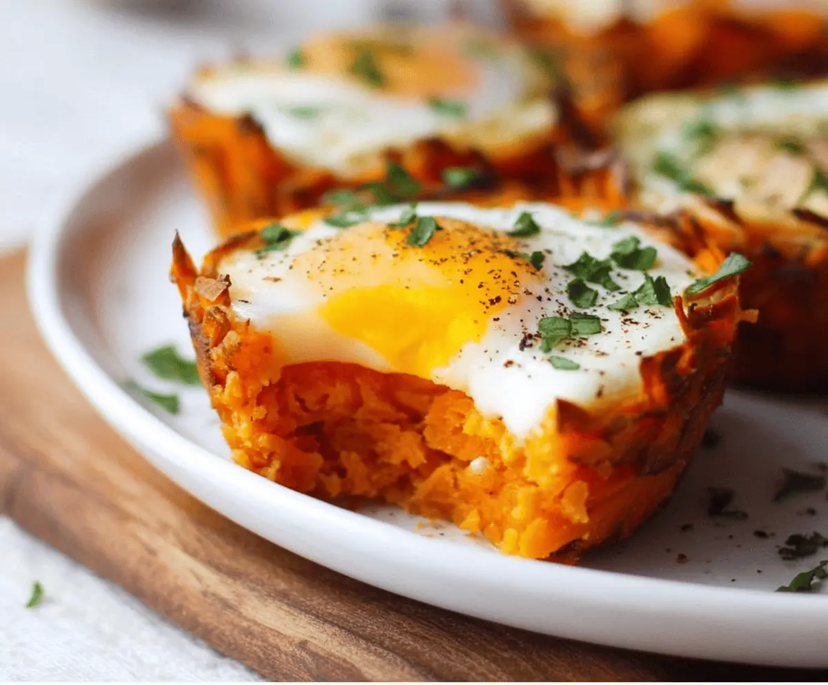 Sweet Potato Egg Cups - Easy Make-Ahead Breakfast