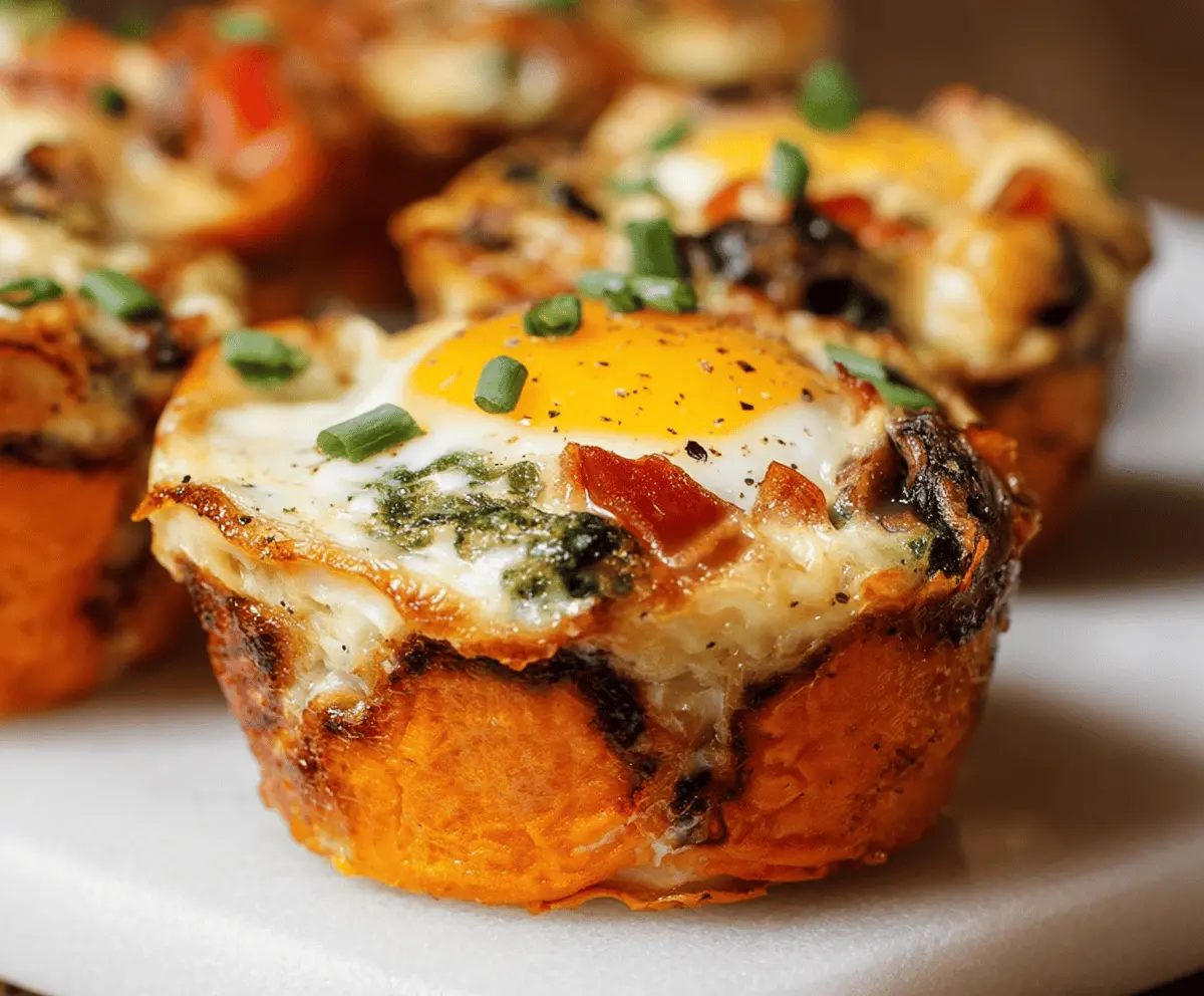 Sweet Potato Baked Egg Cups The Perfect Make-Ahead Breakfast Idea