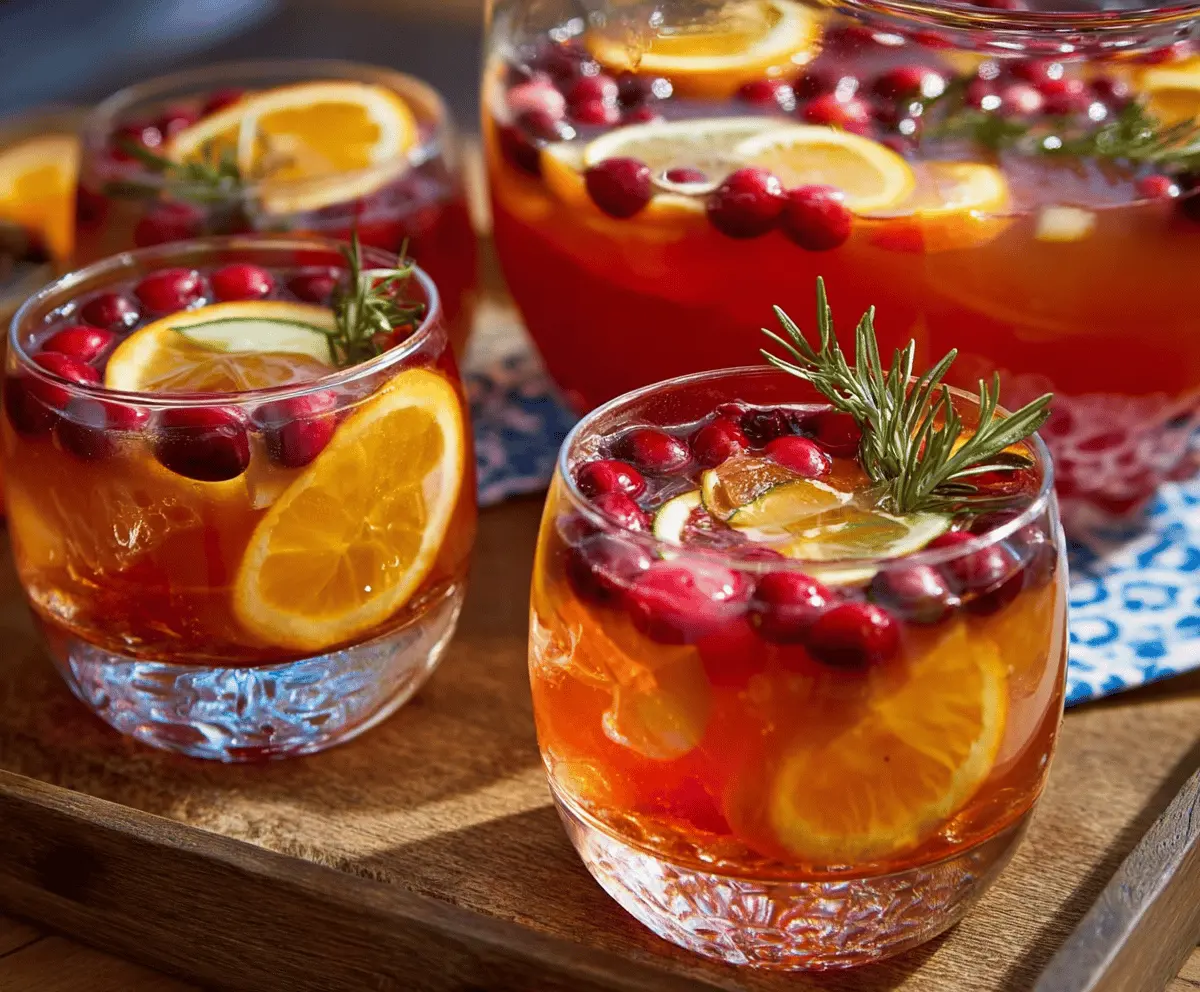 Easy Thanksgiving Punch Recipe for a Festive Party