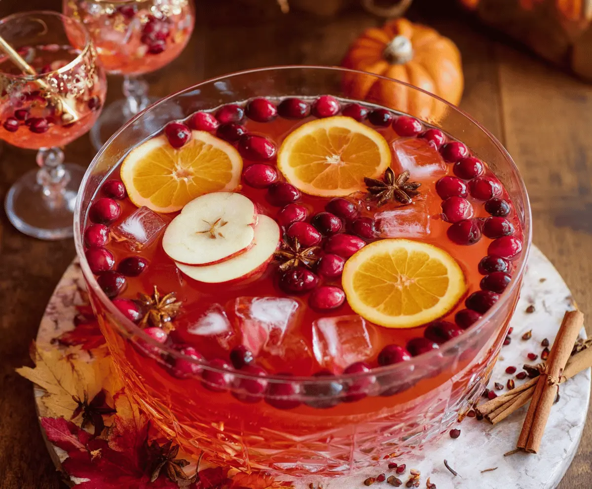 Easy Thanksgiving Punch Recipe for a Festive Party