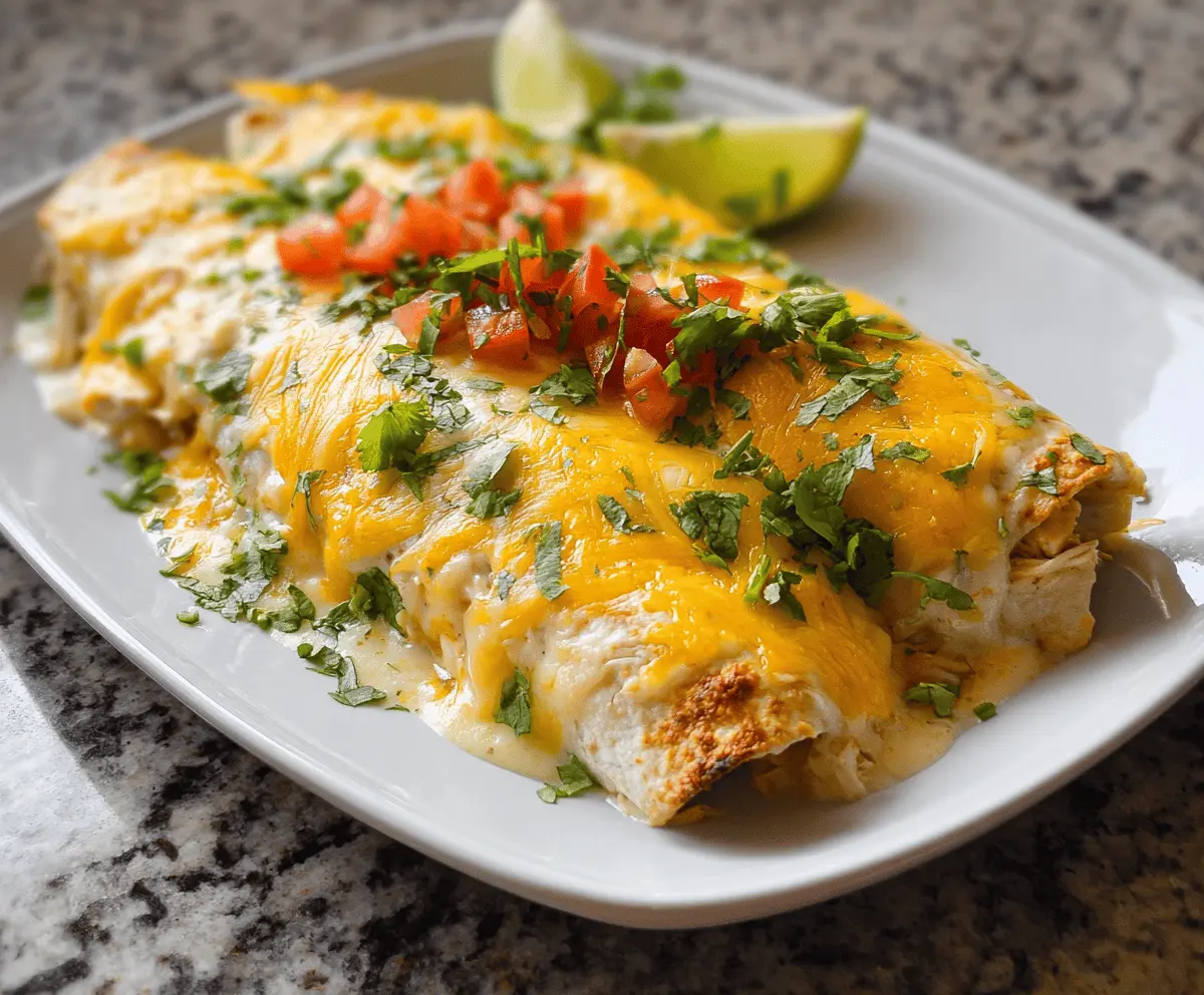 Best Cheesy Chicken Enchiladas Recipe