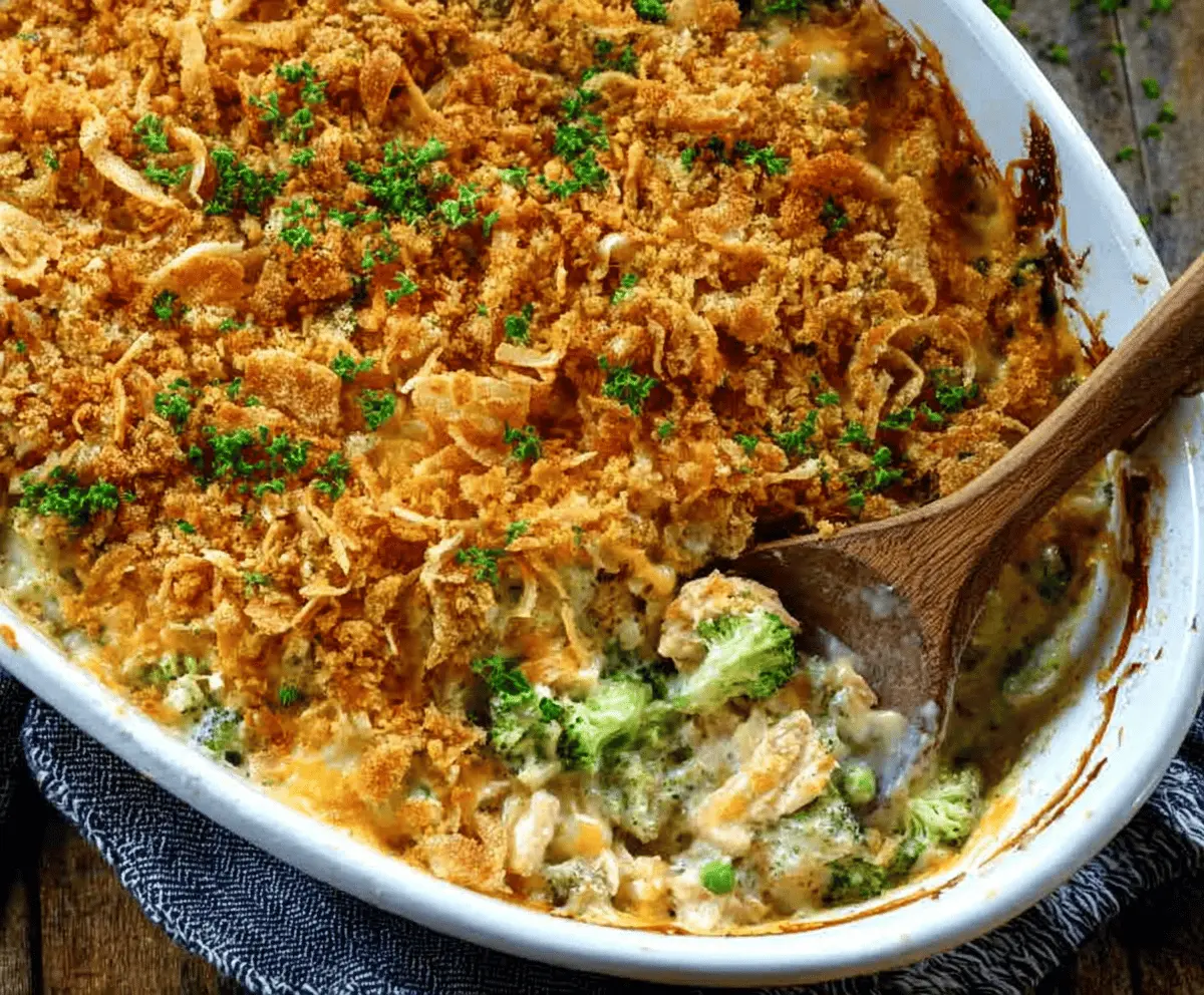 Easy Chicken Divan Casserole Recipe