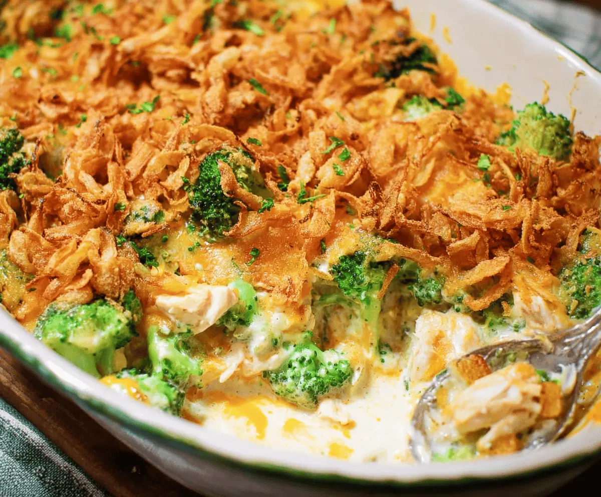 Chicken divan casserole