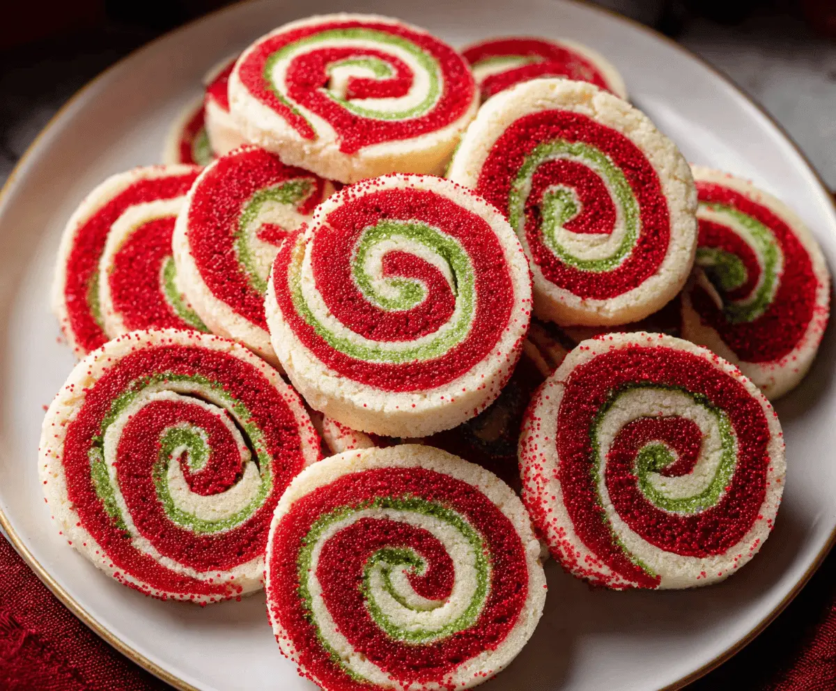 Christmas Pinwheel Cookies