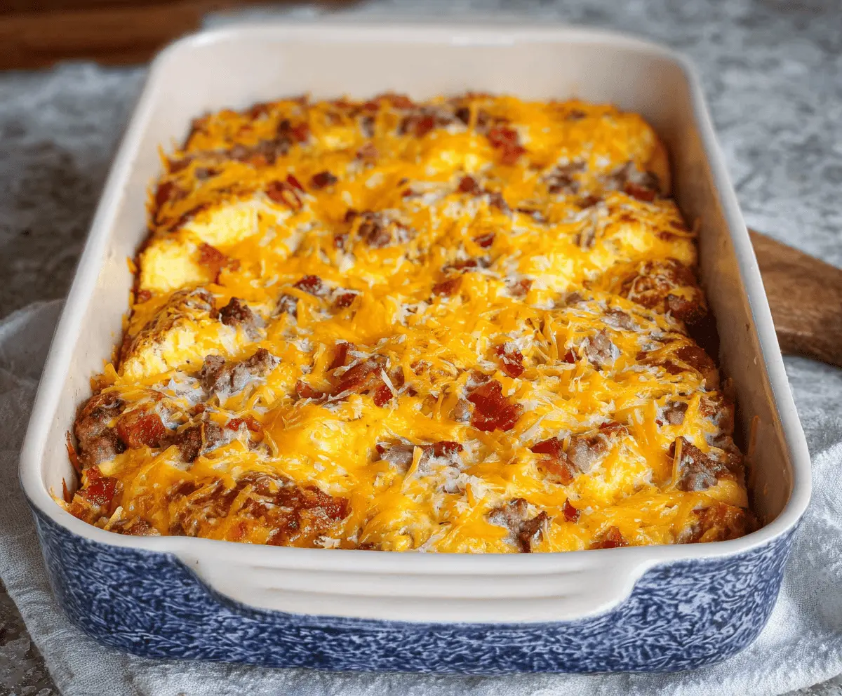 Easy Crack Breakfast Casserole