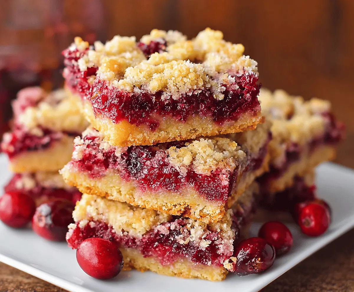 Cranberry-Orange Bars