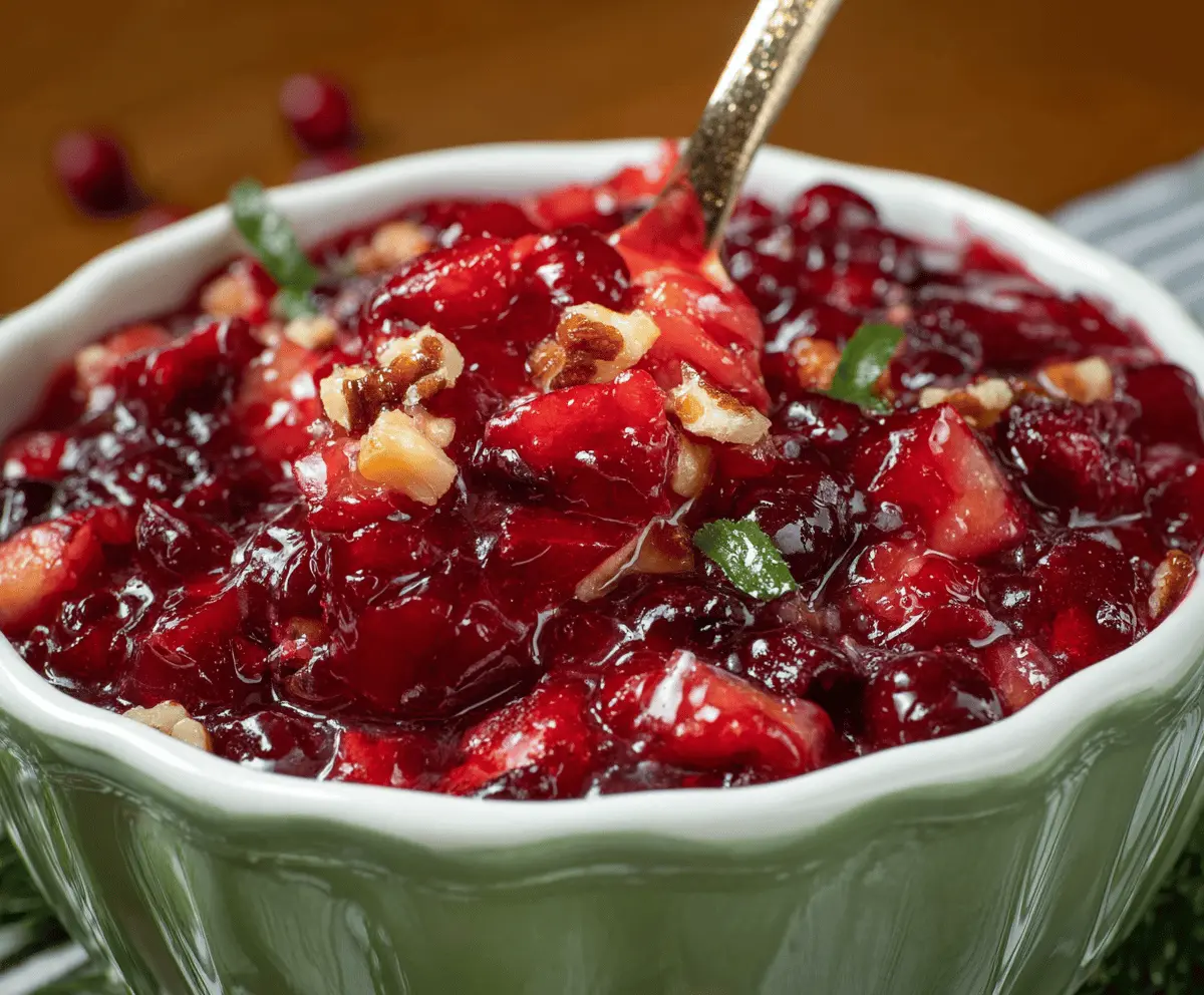 Easy Fresh Cranberry Salad Recipe