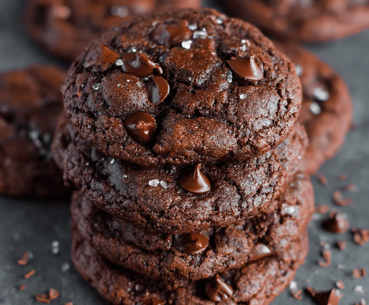Best Double Chocolate Chip Cookies