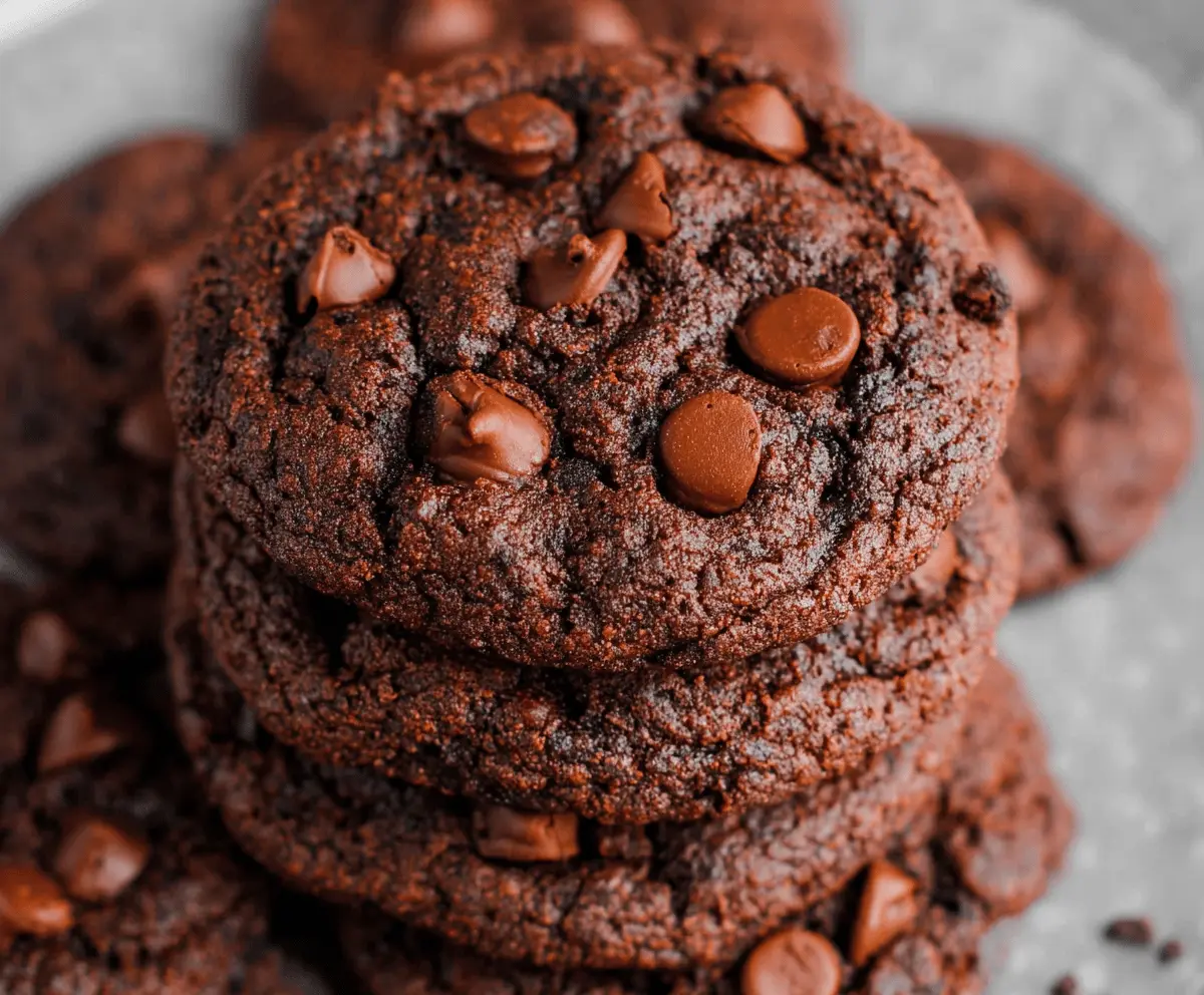 Double Chocolate Chip Cookies Recipe