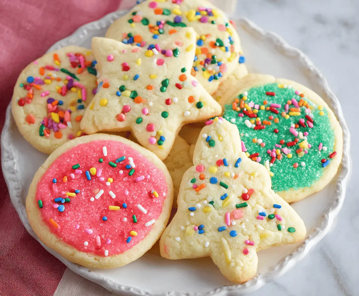 Easy Soft Sugar Cookie Recipe